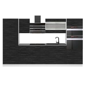 B BELINI GROUP KUCHYNSKÁ linka Mila 300 cm, s pracovnou doskou, Royal Ebony vyobraziť
