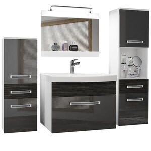 B BELINI GROUP KÚPEĽŇOVÝ NÁBYTOK Kúpeľňový ebenový odtieň Royal Glossy Matt vyobraziť