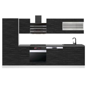 B BELINI GROUP KUCHYNSKÁ linka Cindy 300 cm, s pracovnou doskou, Royal Ebony vyobraziť