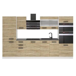 B BELINI GROUP KUCHYNSKÁ linka Mila 300 cm, bez pracovnej dosky, dub Sonoma vyobraziť