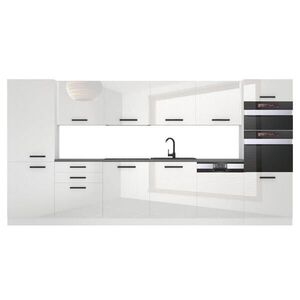 B BELINI GROUP KUCHYNSKÁ linka Naomi 360 cm, s pracovnou doskou, biela, vysoký lesk vyobraziť