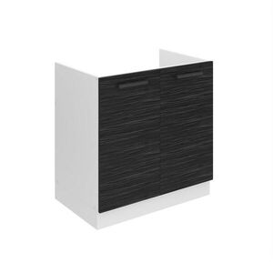 B BELINI GROUP SPODNÁ skrinka pod drez 80 cm SDZ, bez pracovnej dosky, s 2 dvierkami, Royal Ebony vyobraziť