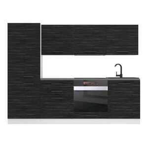 B BELINI GROUP KUCHYNSKÁ linka Sandy 240 cm, bez pracovnej dosky, Royal Ebony vyobraziť