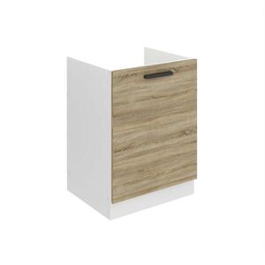 B BELINI GROUP SPODNÁ skrinka pod drez 60 cm SDZ, bez pracovnej dosky, s 1 dvierkami, dub Sonoma vyobraziť