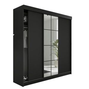 Kier Furniture SKRIŇA S POSUVNÝMI DVERAMI LAMARO - 250x205x59 cm - Čierna vyobraziť