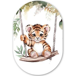 MuchoWow OBRAZ NA STENU Tiger - Zviera - Deti - Džungľa 60x90 cm vyobraziť