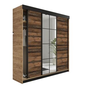 Kier Furniture SKRIŇA S POSUVNÝMI DVERAMI LAMARO - 250x205x59 cm - Dub Craft Gold + Old Style vyobraziť