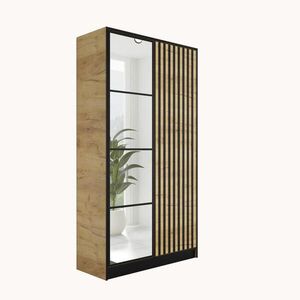 Kier Furniture ŠATNÍK EDEN 2-dverový v3 - 105x205x39 cm - Dub Craft Gold vyobraziť