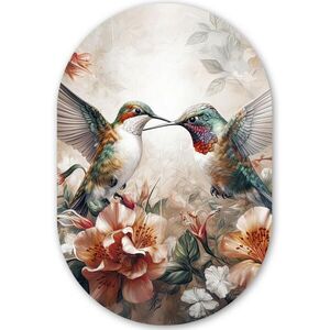 MuchoWow OBRAZ NA STENU Kolibrík - Vtáky - Kvety - Príroda 40x60 cm vyobraziť