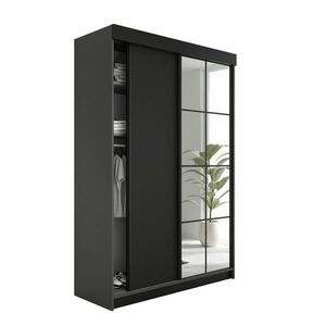 Kier Furniture SKRIŇA S POSUVNÝMI DVERAMI LAMARO - 138x205x59 cm - Grafit + Čierna vyobraziť