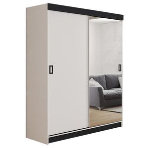Kier Furniture SKRIŇA S POSUVNÝMI DVERAMI RETRO 1 138 - Biela 138x205x59 cm vyobraziť