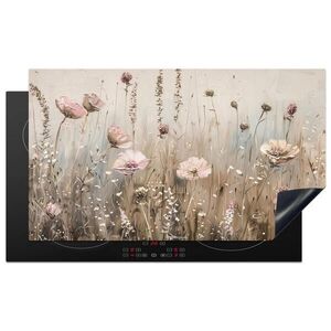MuchoWow KRYT NA SPORÁK Kvety - Béžová - Suché kvety 91.2x52 cm vyobraziť
