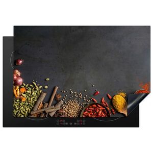 MuchoWow KRYT NA SPORÁK Bylinky - Potraviny - Korenie - Čierne - Paprika - Škorica 76x51.5 cm vyobraziť