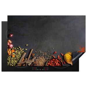 MuchoWow KRYT NA SPORÁK Bylinky - Potraviny - Korenie - Čierne - Paprika - Škorica 81.2x52 cm vyobraziť