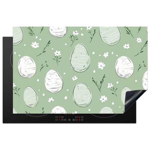 MuchoWow KRYT NA SPORÁK Zelená - vajcia - vzor 80x52 cm vyobraziť