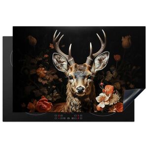 MuchoWow KRYT NA SPORÁK Jeleň - Zviera - Kvety - Príroda - Botanické 80x52.2 cm vyobraziť