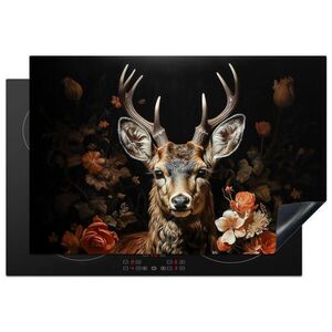 MuchoWow KRYT NA SPORÁK Jeleň - Zviera - Kvety - Príroda - Botanické 77x51 cm vyobraziť
