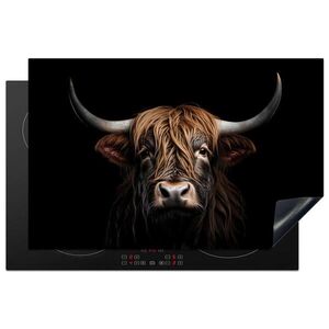 MuchoWow KRYT NA SPORÁK Škótsky horal - Portrét - Čierny - Zviera 81.6x52.7 cm vyobraziť