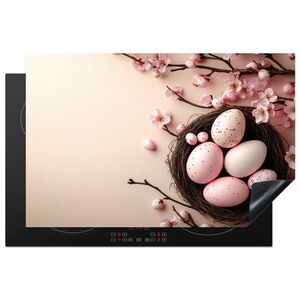 MuchoWow KRYT NA SPORÁK Ružová - Kvety - Vajíčka 81.6x52.7 cm vyobraziť