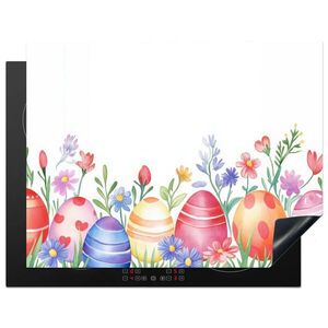 MuchoWow KRYT NA SPORÁK Kvetinová záhrada - Farebné - Vajíčka 77x59 cm vyobraziť