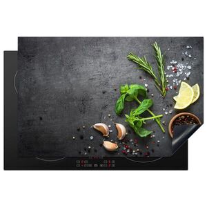 MuchoWow KRYT NA SPORÁK Lipa - bylinky - korenie - zelená - sivá - betón 80x52.2 cm vyobraziť