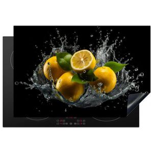 MuchoWow KRYT NA SPORÁK Citrón - ovocie - žltá - čierna 76x51.5 cm vyobraziť