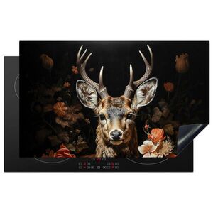 MuchoWow KRYT NA SPORÁK Jeleň - Zviera - Kvety - Príroda - Botanické 83x51 cm vyobraziť