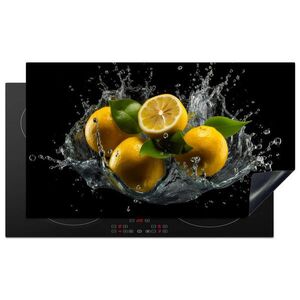 MuchoWow KRYT NA SPORÁK Citrón - ovocie - žltá - čierna 89.6x51.6 cm vyobraziť