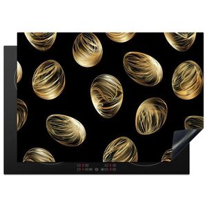 MuchoWow KRYT NA SPORÁK Vajíčka - zlaté - vzor 75x52 cm vyobraziť