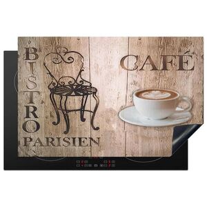 MuchoWow KRYT NA SPORÁK Bistro Parisien - Kaviareň - Káva - Vintage 81.2x52 cm vyobraziť