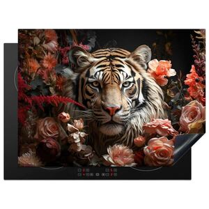 MuchoWow KRYT NA SPORÁK Tiger - Zviera - Príroda - Kvetinové - Botanické 70x52 cm vyobraziť