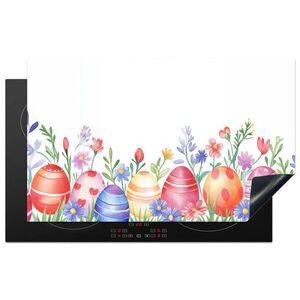 MuchoWow KRYT NA SPORÁK Kvetinová záhrada - Farebné - Vajíčka 83x51 cm vyobraziť