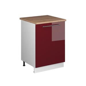 Vicco SPODNÁ SKRINKA POD DREZ Fame-Line, Bordeaux vysoký lesk/biely, 60 cm vyobraziť