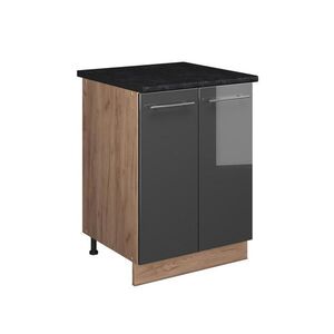 Vicco SPODNÁ SKRINKA POD DREZ Fame-Line, Antracit vysoký lesk/Dub Goldkraft, 60 cm vyobraziť
