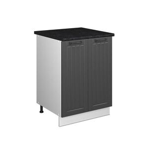 Vicco SPODNÁ SKRINKA POD DREZ Fame-Line, Tmavo-sivá/biely, 60 cm vyobraziť
