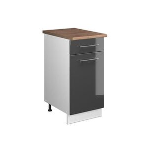 Vicco SPODNÁ SKRINKA PRE DREZ/VARNÚ DOSKU Fame-Line, Antracit vysoký lesk/biely, 40 cm, AP Oak vyobraziť