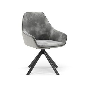 Vicco KRESLO Eleganza Svetlo sivá 60 x 89 cm vyobraziť