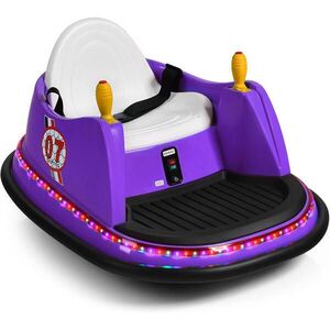 COSTWAY AUTOSCOOTER 6V detský fialový vyobraziť