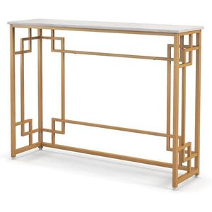 COSTWAY KONZOLOVÝ stolík 81 cm biely vyobraziť