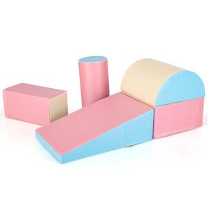 COSTWAY PENOVÝ BLOK Modrý (5-dielny) vyobraziť