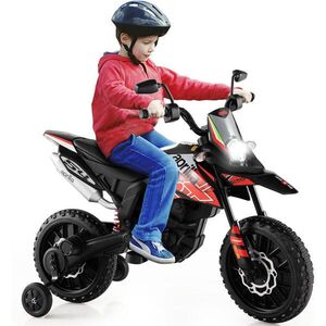 COSTWAY DETSKÁ MOTOCYKEL 12V elektrická červená vyobraziť