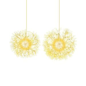 COSTWAY SVETELNÁ GULIČKA 44 cm Zlatá (sada 2 ks) vyobraziť