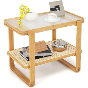 COSTWAY ODKLADAČ 55 cm drevo vyobraziť