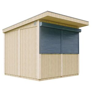 Timbela KIOSK na báze dreva – 5, 9 m² – V240x248x305 cm – Timbela M950 vyobraziť