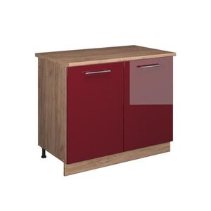 Vicco SPODNÁ SKRINKA POD DREZ Fame-Line, Bordeaux vysoký lesk/Dub Goldkraft, 100 cm, AP Oak vyobraziť