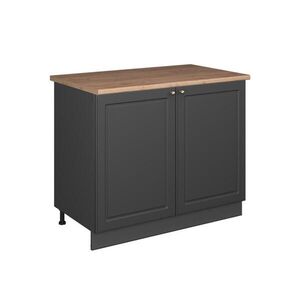 Vicco SPODNÁ SKRINKA POD DREZ Fame-Line, Antracitovo-zlatý vidiecky dom/antracitová, 100 cm, AP Oak vyobraziť