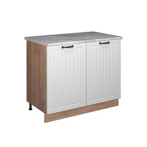 Vicco SPODNÁ SKRINKA POD DREZ Fame-Line, Biely vidiecky dom/Dub Goldkraft, 100 cm, AP Marble vyobraziť