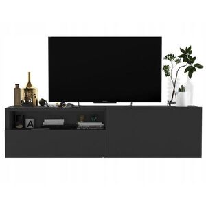 Meble Lindner TV stolík Enjoy Grafit matný 120 cm so zásuvkou vyobraziť