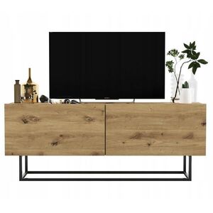 Meble Lindner TV stolík Enjoy Dub Artisan 120 cm s kovovým rámom vyobraziť