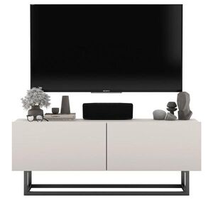 Meble Lindner TV stolík Enjoy Kašmír matný 120 cm s kovovým rámom vyobraziť